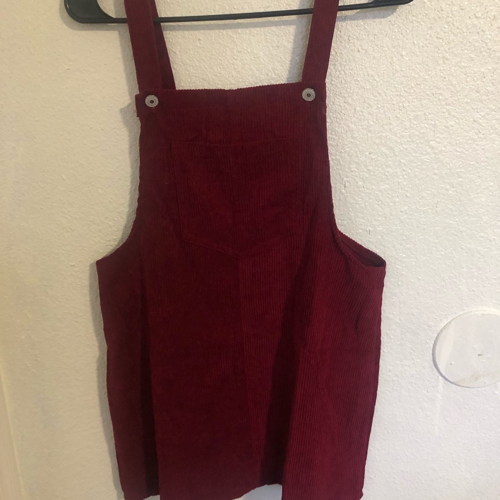 Mini overall dress 👗